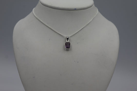 Pendant Amethyst With Chain