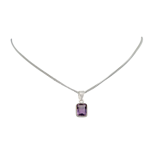 Pendant Amethyst With Chain