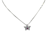 Pendant with a Diamond, Green Emerald  or a Ruby stone