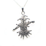 Pendant Plain Silver Joker