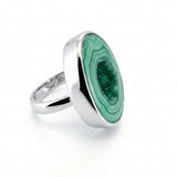 Test - Natural Lavender Druzy Agate Statement Ring